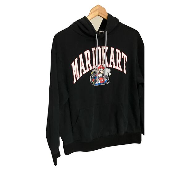 Mario Kart Men’s Size Large Black Hoodie Cotton Blend Nintendo - Picture 6 of 10